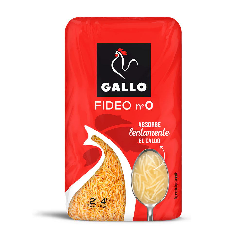 Fideo 0 Gallo 450Gr | Chef Fruit