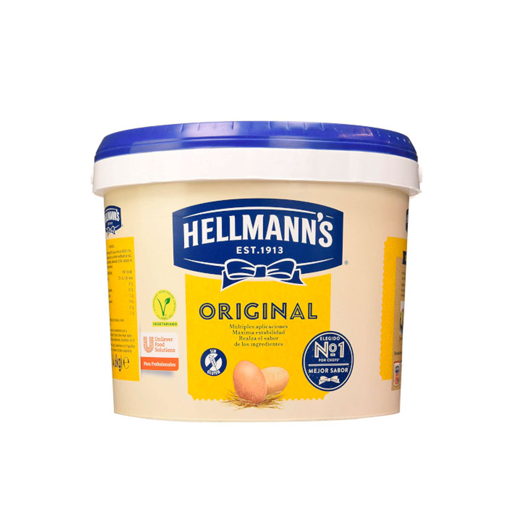 Mayonesa Cubo 5Kg Hellmans | Chef Fruit