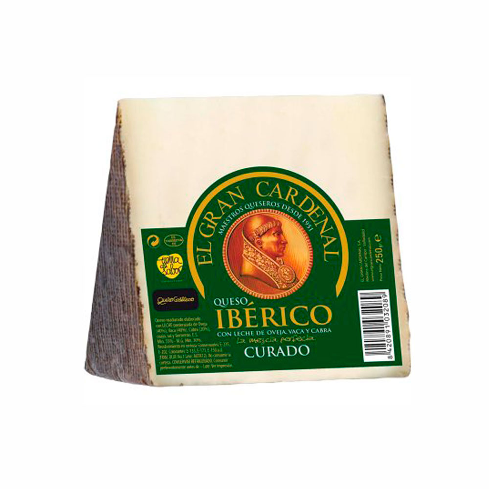 Queso Cuña Gran Cardenal Curado 250Gr | Chef Fruit