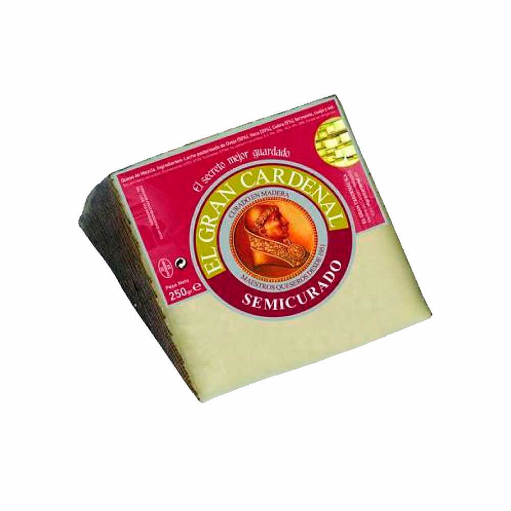 Queso Cuña Gran Cardenal Semi Curado 250Gr | Chef Fruit