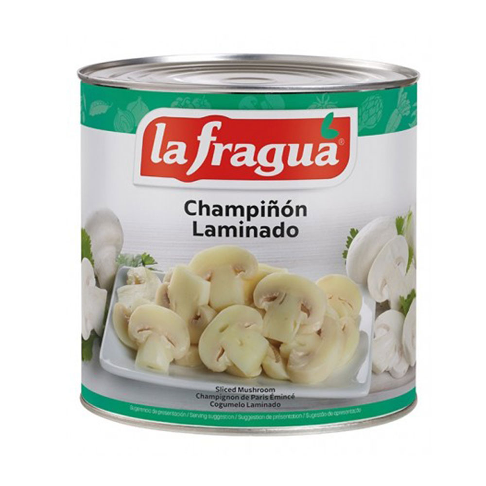 Champiñón Laminado Lata 2500Gr | Chef Fruit