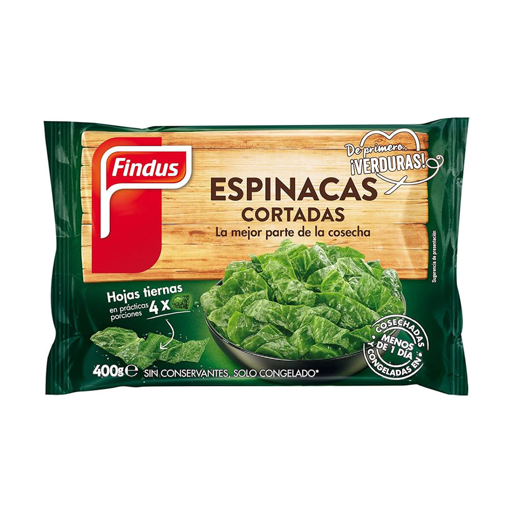 Espinaca Congelada 2.5Kg | Chef Fruit