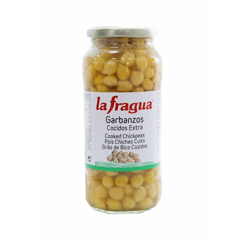 Garbanzo Cocido Tarro Cristal 540Gr | Chef Fruit