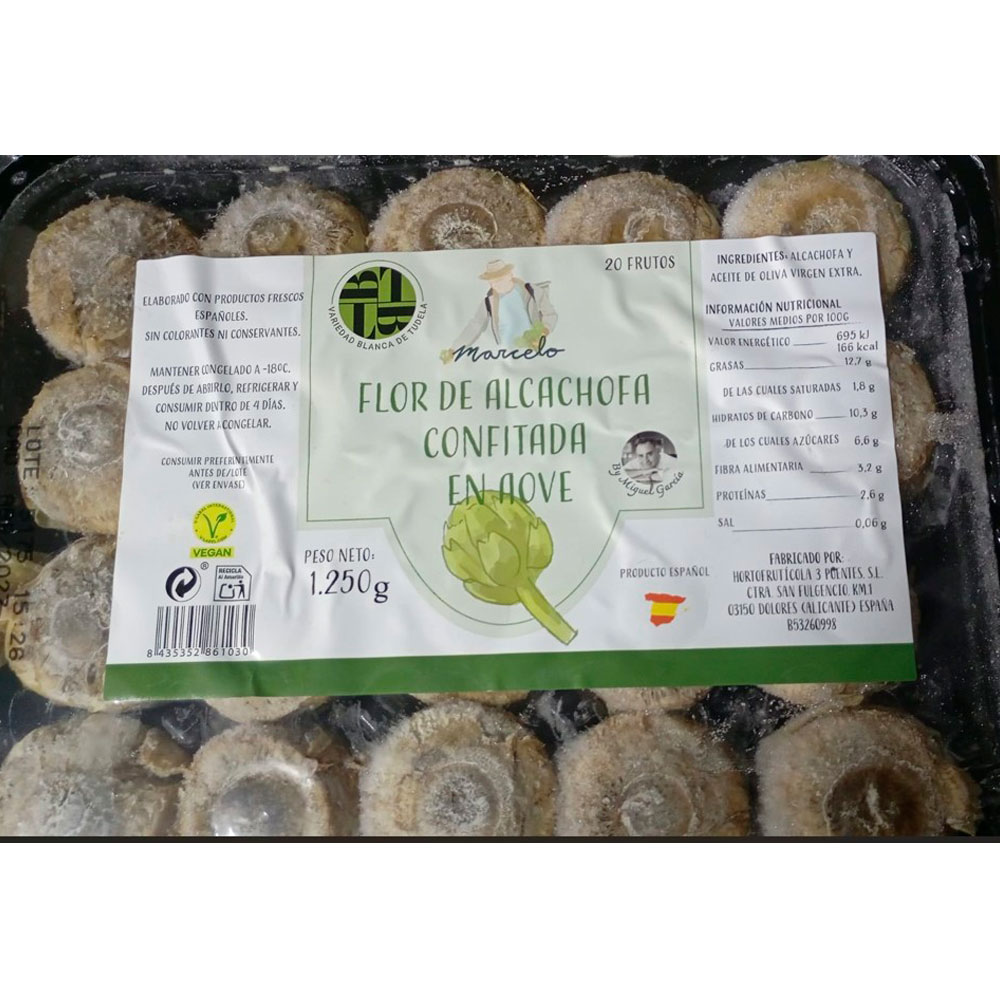 Flor de Alcachofa Conf. 20Ud. Xl Marcelo | Chef Fruit