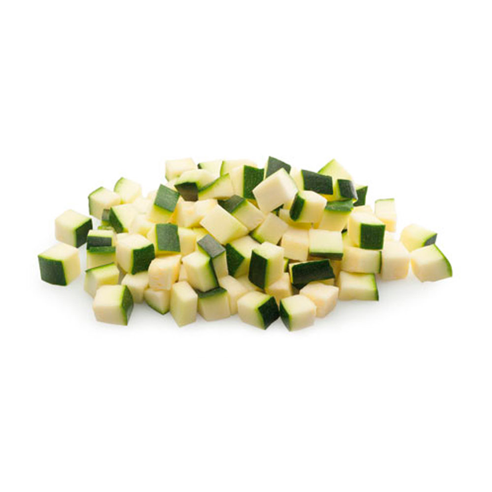 Calabacín Dado 10x10 B.2 5Kgs. Cong. Cn | Chef Fruit