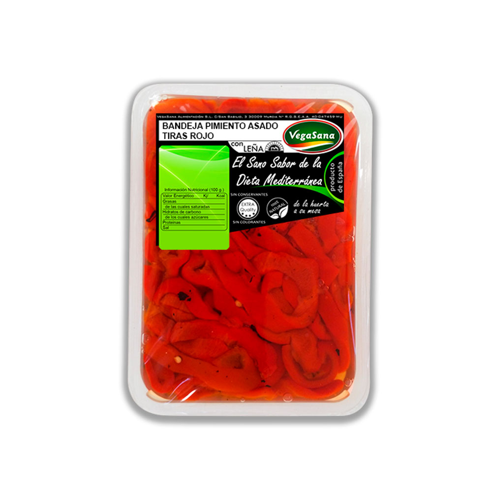 Pimiento Asado Tiras 300Grs Vegasana | Chef Fruit
