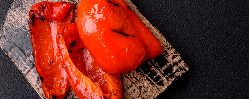 Pimiento Rojo Asado Entero Pelado 2.5Kgs Vegasana | Chef Fruit
