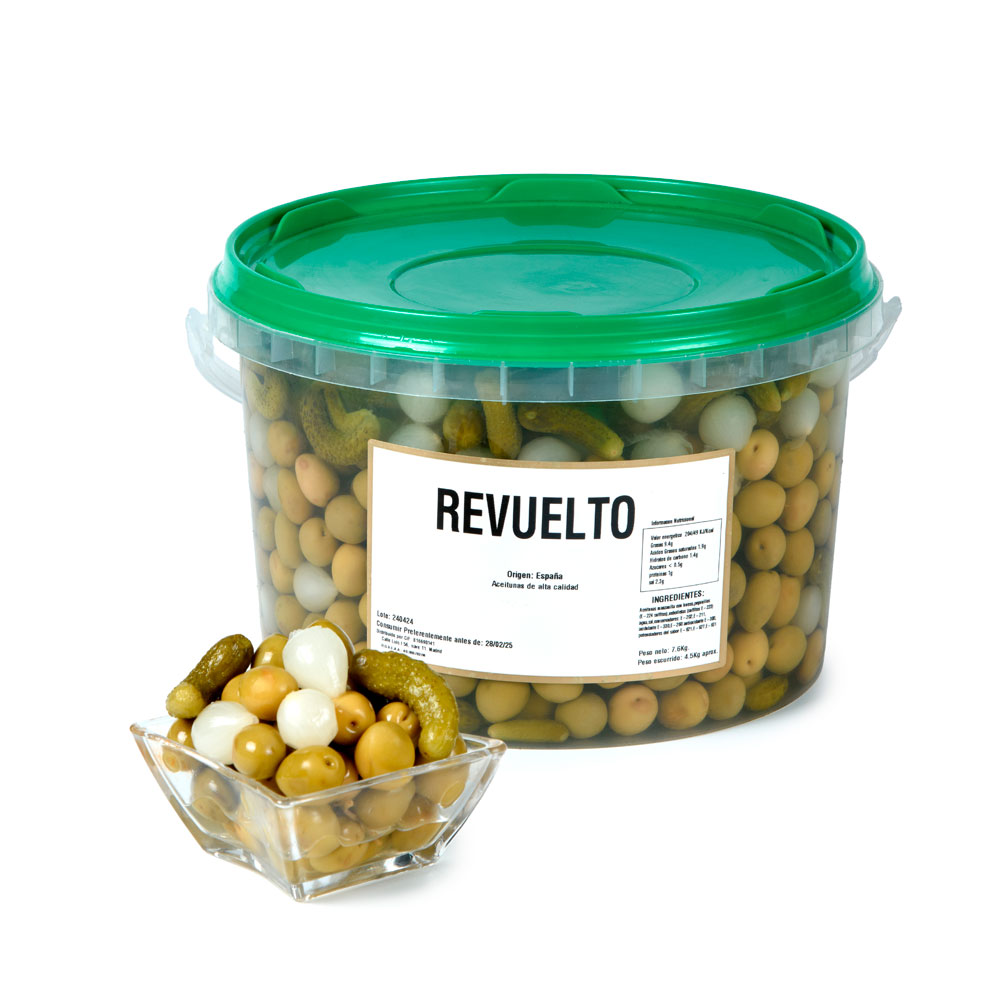 Aceituna Revuelto-Mezcla Manzanilla 4.5Kgs | Chef Fruit